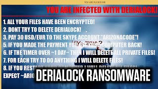 HATIHATI Ransomware DeriaLock akan segera MENGUNCI FILE PENTING ANDA [upl. by Liahcim]