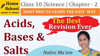 𝐀𝐜𝐢𝐝𝐬 𝐁𝐚𝐬𝐞𝐬 𝐚𝐧𝐝 𝐒𝐚𝐥𝐭𝐬 𝐂𝐥𝐚𝐬𝐬 𝟏𝟎 𝐂𝐡𝐞𝐦𝐢𝐬𝐭𝐫𝐲 𝐍𝐂𝐄𝐑𝐓 𝐂𝐁𝐒𝐄 Full Revision in 55 mins [upl. by Wollis955]