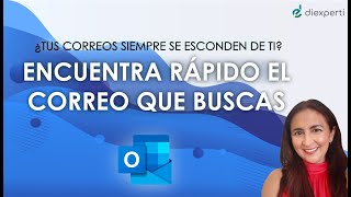 Encuentra tus correos rápido en Outlook [upl. by Yrol]