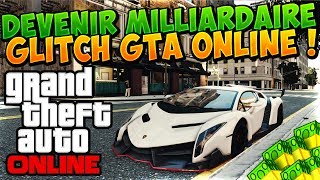 GLITCH  Devenir Milliardaire sur GTA 5 Online  GLITCH GTA 5 ONLINE [upl. by Reiter]