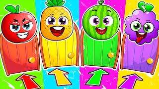 Color Door Song Challenges 😍🖍  Color Challenges Song by YUM YUM Kids Songs [upl. by Etnemelc]