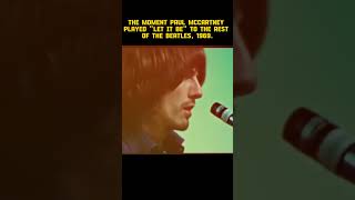 The moment Paul McCartney Played quotLet it bequot to the rest of The Beatles 1969 shorts [upl. by Maharba493]