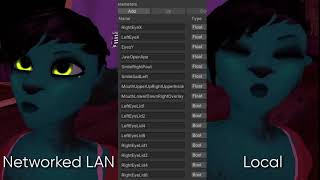 Cartha Showcase VRChat Face Tracking mod [upl. by Kletter]