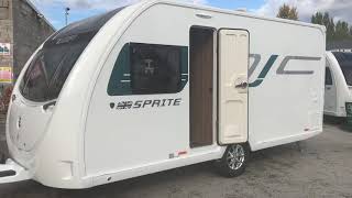 Sprite Alpine 4 2019 4berth fixed bed lightweight touring caravan for sale at North Western Caravans [upl. by Nakasuji]