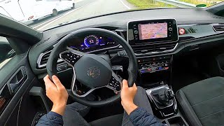 2022 VW TRoc 20 TDI RLine  review amp pov test drive [upl. by Gian971]