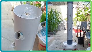 How to Build Vertical hydroponic Grow Tower using PVC 4quot  hydroponic system  Aeroponic system [upl. by Idnat]