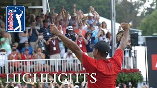 Tiger Woods’ highlights  Round 4  TOUR Championship 2018 [upl. by Emlen]