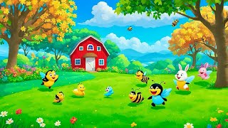 Ring Around the Rosie Nursery Rhyme Song for Kids [upl. by Riaj]