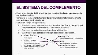 Introducción a la inmunología humana  Clase 4 Reacción de fase aguda y SC [upl. by Wildon]