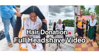 women headshave latest  Hair donation  Headshave baldContact7330931729 hairdonation headshave [upl. by Junko]