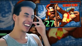 Que Speedrun INCRÍVEL Explicando a speedrun de Donkey Kong Country 1  REACT SaveManual [upl. by Salina]