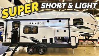 SUPER short amp light fifth wheel RV  2024 Keystone Cougar Sport 2100RK [upl. by Dolloff]