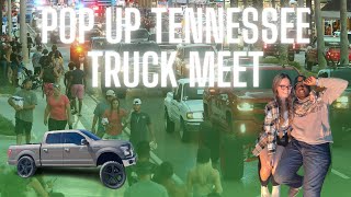 Pop Up Tennessee Truck Meet Fans Go Crazy [upl. by Packston]