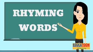 Recognize rhyming words in nursery rhymes [upl. by Aisined570]