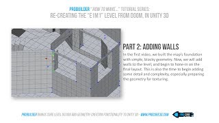 Recreating DOOMs E1M1 level in Unity using ProBuilder  Part 2 Walls [upl. by Osugi]