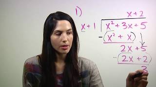 How to do Long Division with Polynomials NancyPi [upl. by Dorwin]