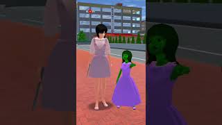 Sakura and Sakura brother fight and to zombie sakuraschoolsimulator zombie fight [upl. by Uranie]