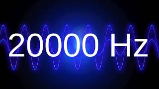 20000 Hz clean pure sine wave TEST TONE 20 khz frequency [upl. by Babita]