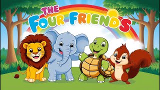 The Best Four Friends Brave Story  English Stories For kids  Bedtime stories for kids [upl. by Purdy]