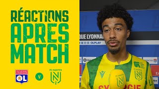 OL  FC Nantes  la réaction des joueurs [upl. by Eessac569]