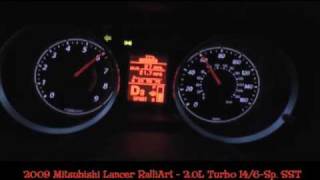 Mitsubishi Lancer RalliArt 060 MPH [upl. by Eleazar]