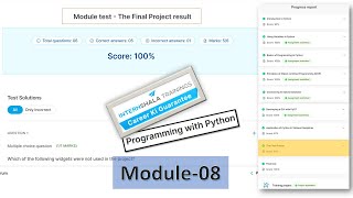 Programming with Python Module 8 The Final Project Solutions  Internshala  by Vikas sir [upl. by Enail113]