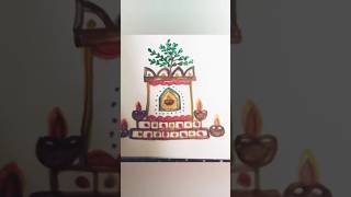 must try tulasi kolam for festival easyrangoli festivalrangoli drawing [upl. by Alessandra]