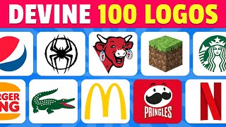 Devine le LOGO en 3 secondes  100 Logos Quiz [upl. by Oren]