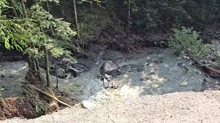 Lyndonville VT Brook Rd Flood Damage 2024 07 30 154905 [upl. by Ardnaeel]