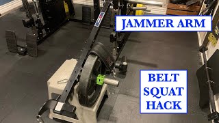 Jammer Arm Belt Squats Hack [upl. by Yednil]