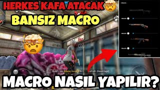 MACRO NASIL YAPILIR🤯 BANSIZ MACRO 🤯 ARTIK HERKES KAFA ATACAK  FREE FİRE🇦🇿🇹🇷 [upl. by Evelina]