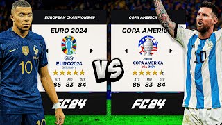 EUROS vs COPA AMERICA in FC24 🔥 [upl. by Acissev603]