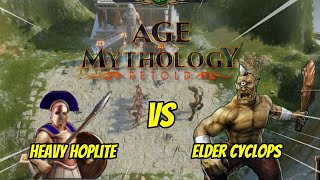 Heavy Hoplite vs Elder Cyclops  AoM Retold ageofmythologyretold [upl. by Ola]