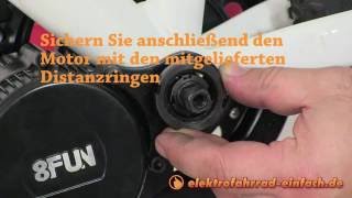 ELFEi Mittelmotor Pedelec Umbausatz Einbauvideo [upl. by Colene]