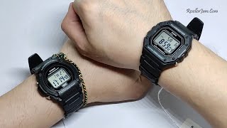 Casio W219H1A vs Casio W218H1A [upl. by Ledairam]