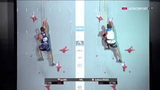 Ludovico Fossali campione del mondo speed climbing 2019 [upl. by Jud873]