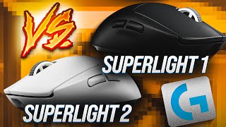 Logitech G Pro X Superlight VS Superlight 2  Análise Completa  Unboxing [upl. by Wilmer]