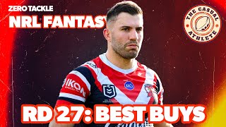 NRL FANTASY Round 27 Captains BEST BUYS [upl. by Dilahk586]