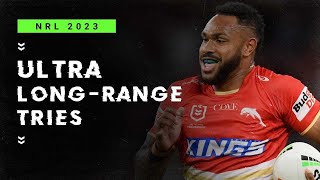 Ultra LongRange Tries from the 2023 NRL Season [upl. by Norit978]