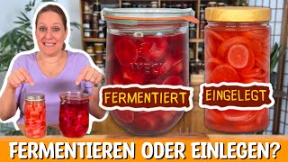 Ferment vs Einlegen Radieschen im Geschmackstest [upl. by Eilliw]