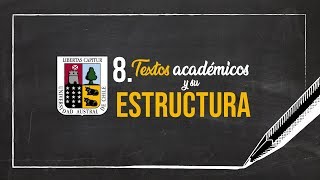 8 Textos académicos y su estructura [upl. by Drawd]