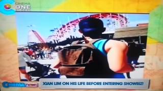 XIAN LIM SHARED US TRIP W KIM CHIU ON CINEMANEWS [upl. by Geaghan]