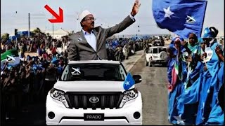 DAAWO Shacabka Muqdisho oo Si Weyn U Amaanay Farmaajo iyo Soo Dhaweyn Cajiib ah oo Muqdisho [upl. by Edgardo579]