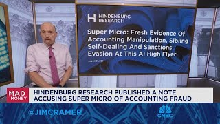 I dont know if Super Micro is guilty or innocent says Jim Cramer [upl. by Yarw]