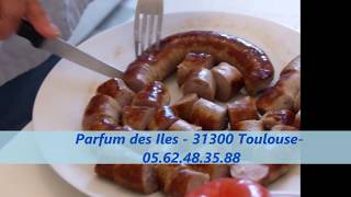 Recette du Rougail Saucissse  Parfum des Iles  Toulouse [upl. by Boswall116]