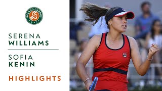 Serena Williams vs Sofia Kenin  Round 3 Highlights  RolandGarros 2019 [upl. by Joette294]