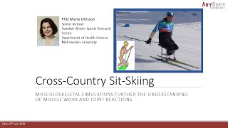 Musculoskeletal simulations in crosscountry sitskiing [upl. by Aken]