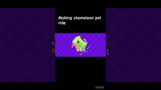 Making chameleon pet ride ✨￼🦎pkxdshorts ￼ [upl. by Ezitram199]