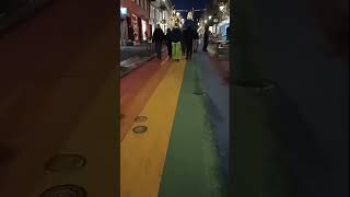 Rainbow street in Reykjavík [upl. by Edny]