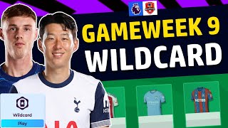 FPL Gameweek 9 Wildcard Draft  Son Palmer amp Haaland FPL 202425 [upl. by Mecke278]